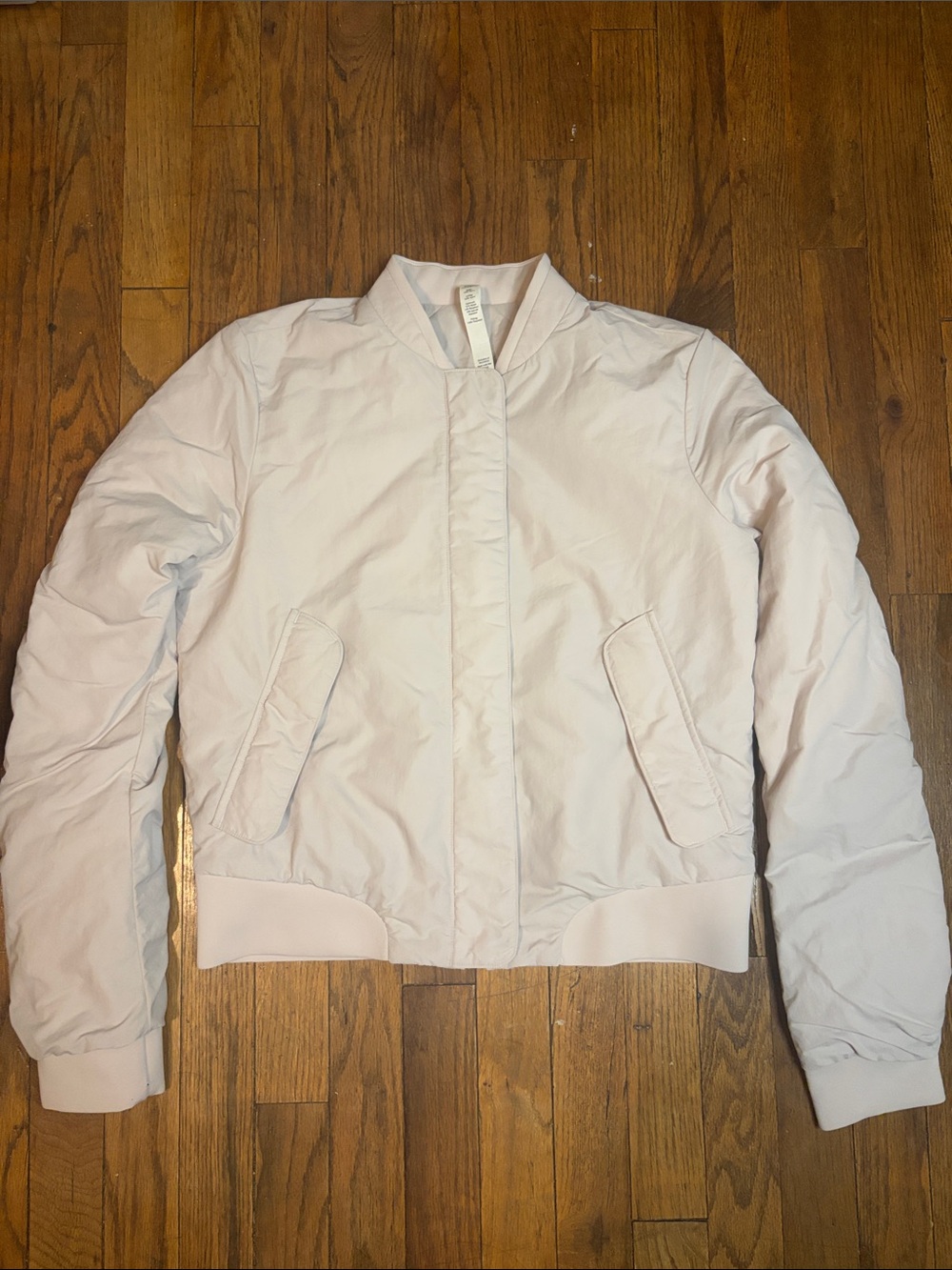 Lululemon Warm Two Ways Bomber Light Chrome Size 6